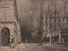 PARIS COMMUNE 1871. Rue de Rivoli, matinée du 24 Mai. Léon y Escosura c1873
