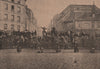 PARIS COMMUNE 1871. Barricade de la chaussée Ménilmontant c1873 old print