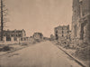 PARIS COMMUNE 1871. Neuilly mutilé.- La Rue Perronnet. Hauts-de-Seine c1873