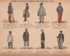 PARIS COMMUNE 1871 Costume Militaire Garde National Comité Central Fédéré c1873