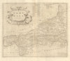 CORNWALL. by ROBERT MORDEN from Camden's Britannia 1772 old antique map chart
