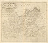SURREY. by ROBERT MORDEN from Camden's Britannia 1772 old antique map chart