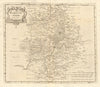 Warwickshire. 'WARWICK SHIRE' by ROBERT MORDEN from Camden's Britannia 1772 map