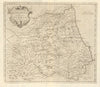 Bishopric of Durham. 'EPISCOPAIUS DUNELMENSIS' by ROBERT MORDEN 1772 old map