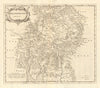 Westmoreland. 'WESTMORLAND' by ROBERT MORDEN from Camden's Britannia 1772 map