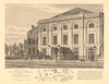 SURREY THEATRE (ex-ROYAL CIRCUS), Lambeth. ST GEORGE'S CIRCUS plan 1834 map