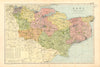 KENT. Showing Parliamentary divisions, boroughs & parks. BACON 1904 old map