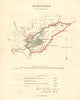 HERTFORD borough/town plan. REFORM ACT. Hertingfordbury. DAWSON 1832 old map