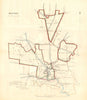 BOSTON borough/town plan for the REFORM ACT. Lincolnshire. DAWSON 1832 old map