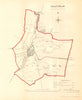 GRANTHAM borough/town plan. REFORM ACT. Belton Manthorpe. DAWSON 1832 old map
