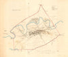 ELGIN borough/town plan for the REFORM ACT. Bishopmill Scotland. DAWSON 1832 map