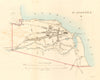 ST. ANDREWS borough/town plan for the REFORM ACT. Scotland 1832 old map