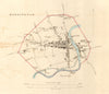 HADDINGTON borough/town plan for the REFORM ACT. Nungate. Scotland 1832 map