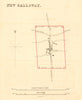 NEW GALLOWAY borough/town plan for the REFORM ACT. Scotland 1832 old map