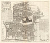 'Farringdon Within & Baynards Castle'. St Paul's Cathedral. STOW/STRYPE 1720 map