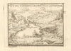 'Veue des Dardanelles de Constantinople'. Istanbul Troy Turkey. DE FER 1705 map