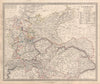 GERMANY General Map. Austria-Hungary & Switzerland. Population table. SDUK 1845