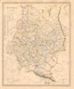 RUSSIA. Eastern Europe. Ukraine Belarus Baltics Finland Georgia. SDUK 1845 map