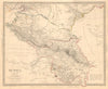 CAUCASUS. Russia Circassia Astrakhan Georgia Azerbaijan. SDUK 1845 old map