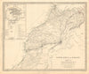 NORTH AFRICA OR BARBARY I. MAROCCO. Morocco. MARRAKECH city plan. SDUK 1846 map