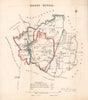 KIRKBY KENDAL borough/town plan for the REFORM ACT. Cumbria. DAWSON 1832 map