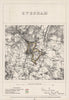 EVESHAM borough/town plan. BOUNDARY COMMISSION. Worcestershire. JAMES 1868 map