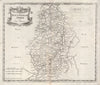NOTTINGHAMSHIRE. by ROBERT MORDEN from Camden's Britannia 1722 old antique map