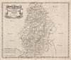 NOTTINGHAMSHIRE by ROBERT MORDEN from Camden's Britannia 1772 old antique map
