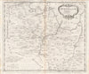 Huntingdonshire.'HUNTINGTON SHIRE' by ROBERT MORDEN.Camden's Britannia 1722 map
