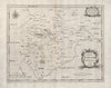 Antique Rutland county map 'COMITATUS ROTELANDIAE' by ROBERT MORDEN 1695