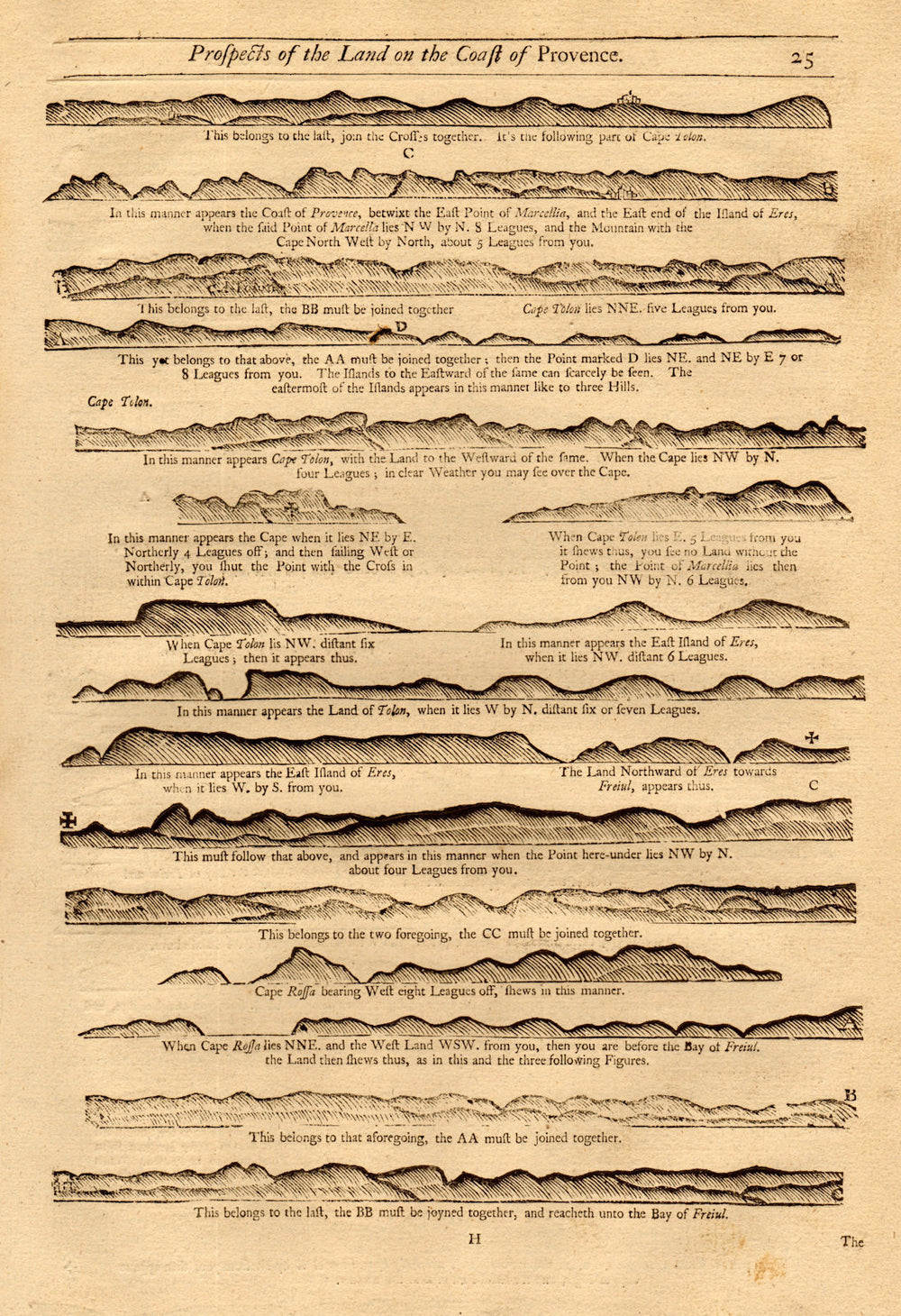1747 old antique vintage map plan chart
