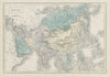 Asia by SIDNEY HALL. Siam Birmah Cochin China Niphon Persia Arabia 1856 map