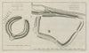 Dorchester. Maumbury Rings. Poundbury Roman Camp hill fort. Ground plan 1789 map