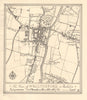 Town plan of WALLINGFORD, Oxfordshire. Thames Valley 1929 old vintage map