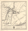 Town plan of SONNING village, Berkshire. Thames Valley 1929 old vintage map