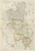 BUCKINGHAMSHIRE. Showing Parliamentary divisions,boroughs & parks.BACON 1934 map