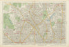 N LONDON Finsbury Park Highgate Holloway Stoke Newington Camden. BACON 1934 map