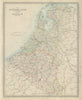 KINGDOM OF THE NETHERLANDS & BELGIUM. Provinces. Holland. SDUK 1874 old map
