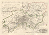 Ashton under Lyne. JAMES. PARLIAMENTARY BOUNDARY COMMISSION 1868 old map
