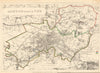 Ashton under Lyne. JAMES. PARLIAMENTARY BOUNDARY COMMISSION 1868 old map