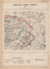 Burton Upon Trent. JONES. PARLIAMENTARY BOUNDARY COMMISSION 1888 old map