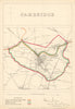 Cambridge. JAMES. PARLIAMENTARY BOUNDARY COMMISSION 1868 old antique map chart