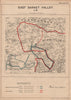 East Barnet Valley. Monken Hadley. JONES. BOUNDARY COMMISSION 1888 old map