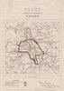 Flint Contributory Borough of St. Asaph. JAMES. BOUNDARY COMMISSION 1868 map