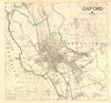 Oxford. JONES. PARLIAMENTARY BOUNDARY COMMISSION 1888 old antique map chart
