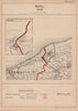 Rhyl. JONES. PARLIAMENTARY BOUNDARY COMMISSION 1888 old antique map plan chart