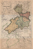 Much Wenlock. JONES. PARLIAMENTARY BOUNDARY COMMISSION 1888 old antique map