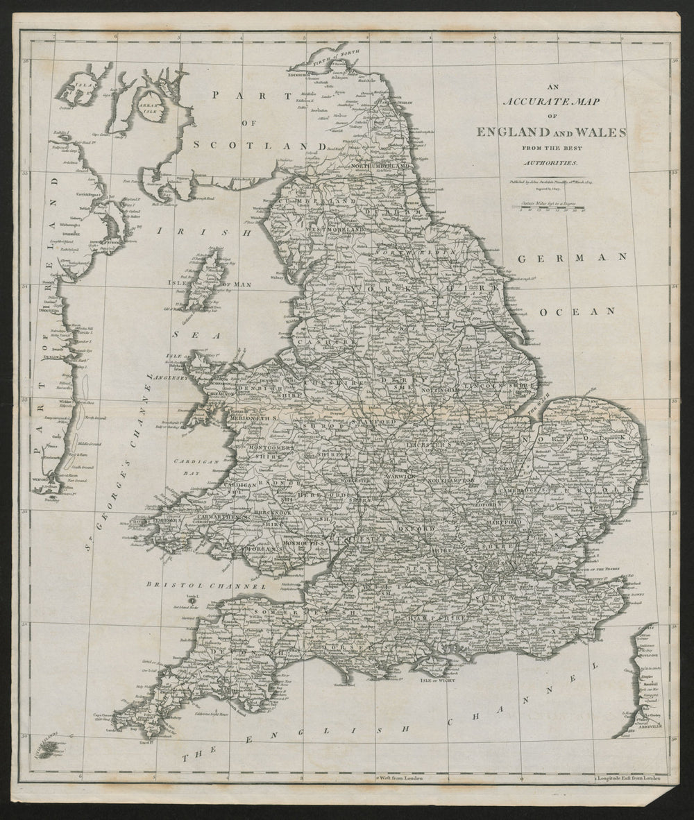 "An accurate map of England and Wales from the best authorities". CARY 1805