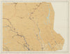Norway Norge settlements Röros Rena Lillehammer Hedmark Oppland 48x62cm 1950 map