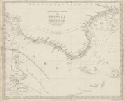 LIBYA.GULF OF SIDRA SIRTE. North Africa or Barbary.Tripoli Fezzan SDUK 1844 map